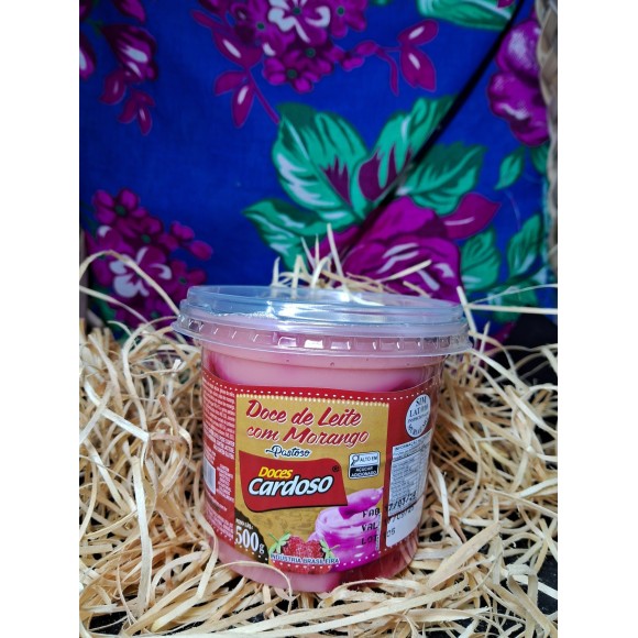 Doce de Leite com morango - Cardoso - 500g
