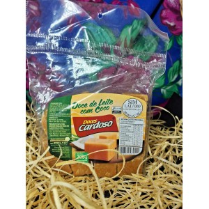 Doce de Leite com coco em cubos - Cardoso - 200g